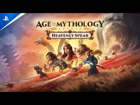 Age of Mythology: Retold – Heavenly Spear Launch Trailer | PS5 Games