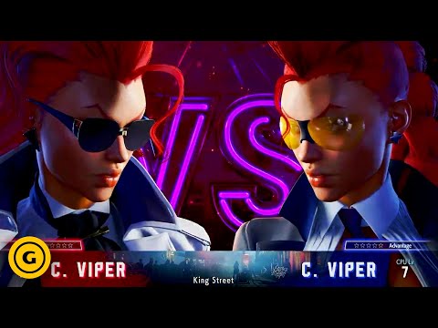 C. Viper High-Level CPU Street Fighter 6 Gameplay