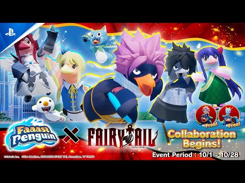 Faaast Penguin – Fairy Tail Collaboration Trailer | PS5 Games