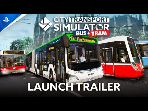 City Transport Simulator: Bus + Tram – Launch Trailer | PS5 Games