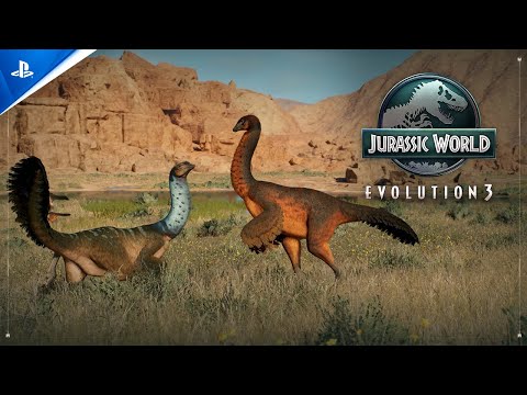 Jurassic World Evolution 3 – Ornithomimus Dinosaur Showcase | PS5 Games