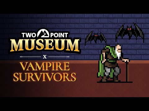 Two Point Museum x Vampire Survivors Trailer | Play Now!