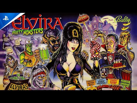Pinball FX – Williams Pinball: Elvira and the Party Monsters – Release Trailer | PS5 & PS4 Games