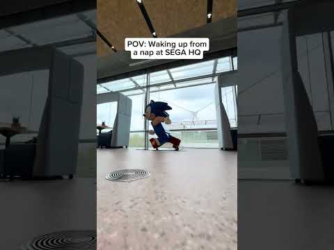 POV: Sonic gives you a tour of SEGA’s London Office 👀