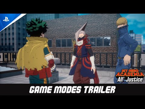 My Hero Academia: All’s Justice – Game Modes Trailer | PS5 Games
