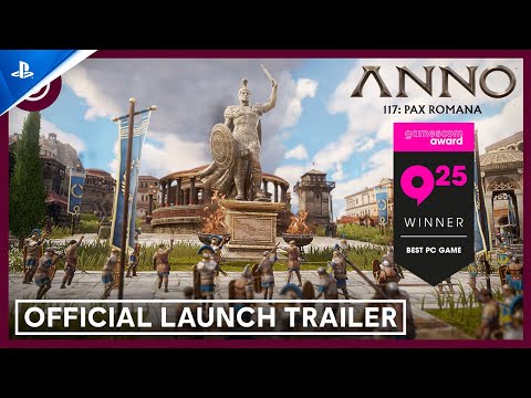 Anno 117: Pax Romana – Launch Trailer | PS5 Games