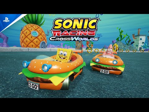Sonic Racing: CrossWorlds – SpongeBob SquarePants Pack Trailer | PS5 & PS4 Games