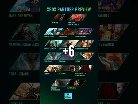The stats from Xbox Partner Preview are in 👆