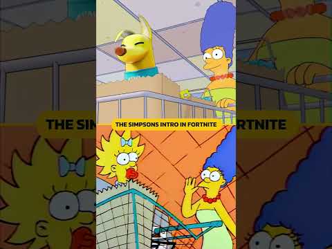 Watch The Simpsons Fortnite Intro
