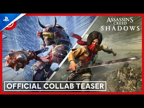 Assassin’s Creed Shadows – Attack on Titan Collab Teaser Trailer | PS5 Games