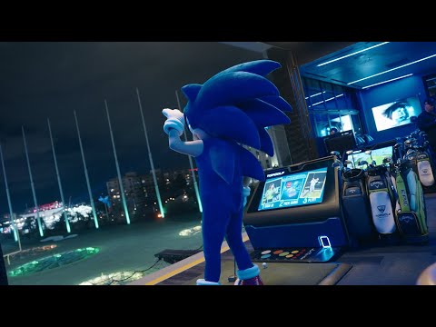 Sonic Speeds Over To Topgolf in Las Vegas