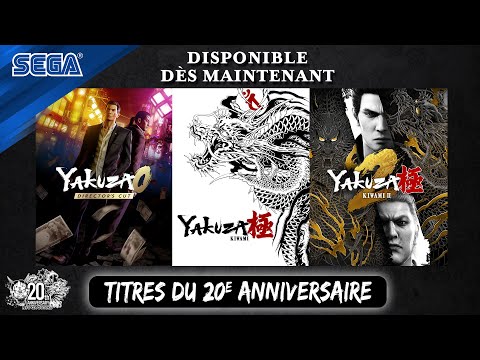 [FRANÇAIS] Titres du 20e anniversaire de la série Like a Dragon & Yakuza |Bande-annonce de lancement