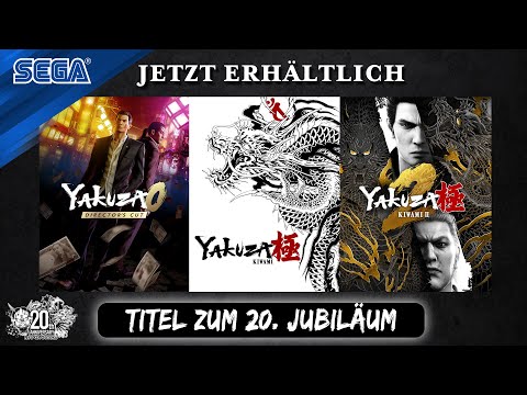 [DEUTSCH] Titel zum 20. Jubiläum der „Like a Dragon“- und Yakuza-Reihe | Veröffentlichungstrailer