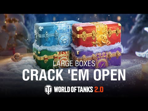 Unwrap Your Large Boxes! Tier X Tanks Included! | World of Tanks