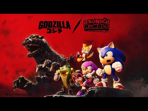 Sonic Rumble & Godzilla Crossover Trailer