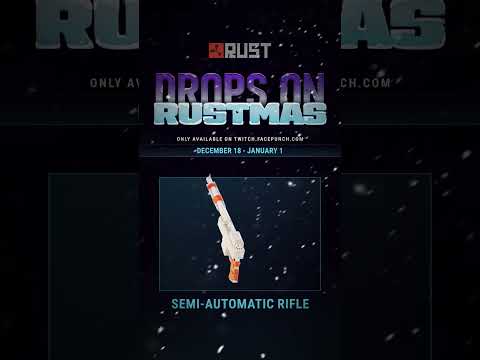 Last few days to grab your Twitch Rustmas Drops! 🎅☢️🎄