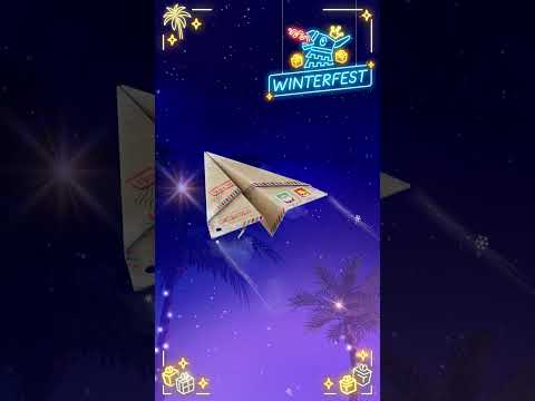 Brb dashing thru the snow to unwrap the Winterfest Letter Glider!