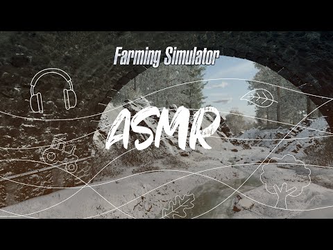 Farming Simulator ASMR: Winter Vibes, Quiet River, Wind & Snow ❄️