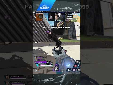 The moment when Imperialhal hit 2000 kills in ALGS #ALGS #apexlegends