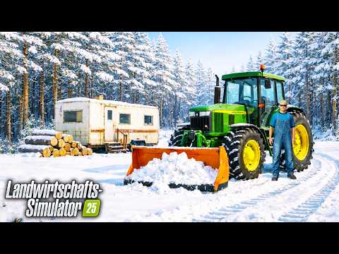 1 JAHR im WINTERWALD! Das ist passiert… Landwirtschafts-Simulator 25