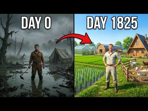 5 years with $0 in a SWAMP – FULL MOVIE!!