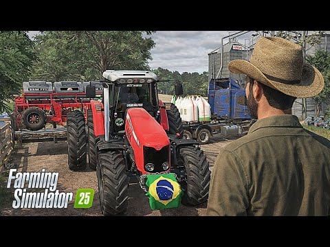 Cheguei no PARANÁ – Primeiro Plantio Rowcrop!? MAPA Rio Bonito – Farming Simulator 25 – Ep 07