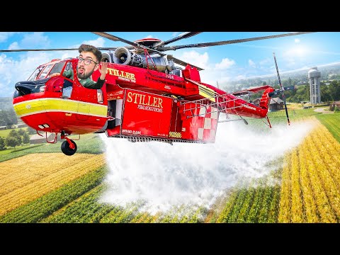 COMPRÉ UN HELICÓPTERO PARA FERTILIZAR en FARMING SIMULATOR 25 😱