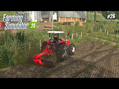 Construí nosso Trincheira para Silagem | Herança do Vô | Farming Simulator 25 | Ep 26