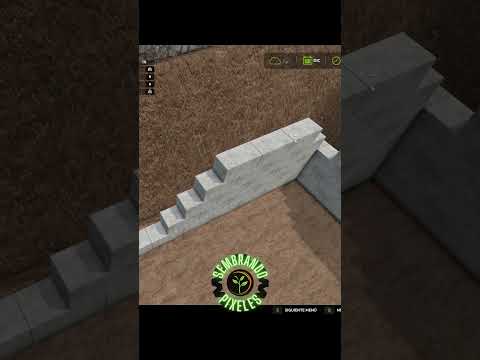 Construyendo silo para almacenar remolachas en farming simulator 25 #ls25 #fs25 #farmingsimulator25