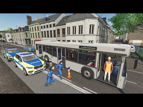 Course Poursuite avec un BUS pour ARRÊTER un Prisonnier en CAVALE | FS25 Roleplay