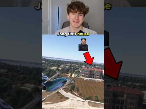 Crashing into Kim Jong Un’s Palace! #kimjongun #northkorea #flightsim #msfs2024