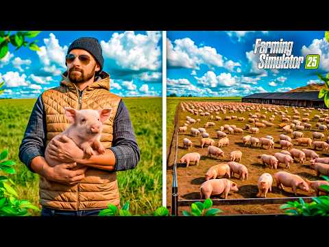 ВЫЖИВАЮ 4 ГОДА НА ПЛОСКОЙ ЗЕМЛЕ в FARMING SIMULATOR 25