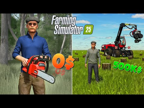 Выжить в ЛЕСУ 🚜 Farming Simulator 25