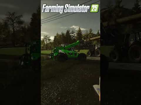 Drzewo poleciało na Druty Farming Simulator 2025 #farmingsimulator25 #fs25 #fs25mod