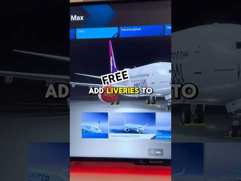 ✈️ How to Add and Install Free Liveries in Microsoft Flight Simulator 2024 #flightsimulator #avgeek