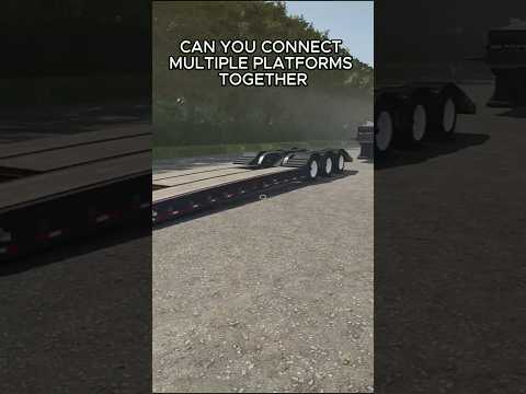 🔥HOW TO MAKE A TRAIN FROM PLATFORMS GUIDE🚂 #fs25 #farming #farmingsimulator25