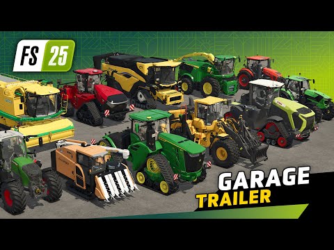 🚜 Machines of Farming Simulator 25 – GARAGE TRAILER