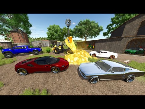 Finding Secret Cars and Treasure at Abandoned Farm | Farming Simulator 25