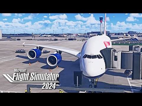 Flight Simulator 2024 + A380 | London ✈ Los Angeles | RTX™ 4070 Ti Super