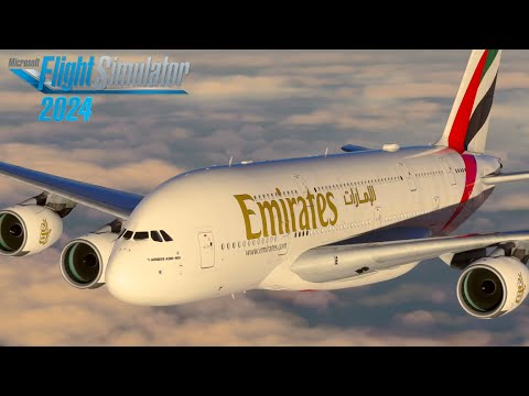 Flight Simulator A380: Dubai – Bali | Emirates Full Flight | MSFS2024