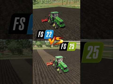 FS22 vs FS25: Field Leveling Comparison! 🚜
