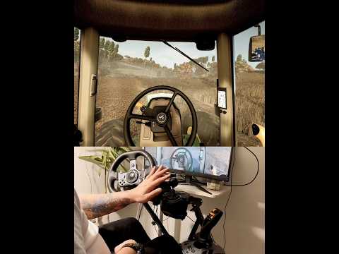 FS25 John Deere 7930 Steering Wheel Thrustmaster Farmstick #dkgc #farming #johndeere #logitech #farm