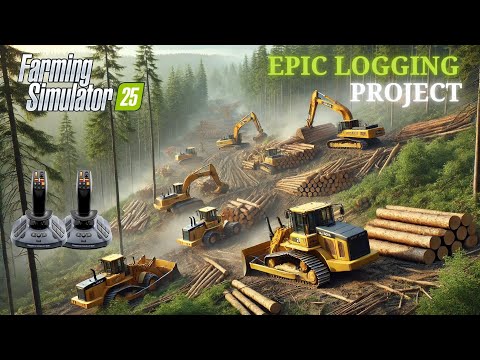 FS25 Multiplayer Logging Madness: The Wildest Co-Op You've Ever Seen! Farming Simulator 25