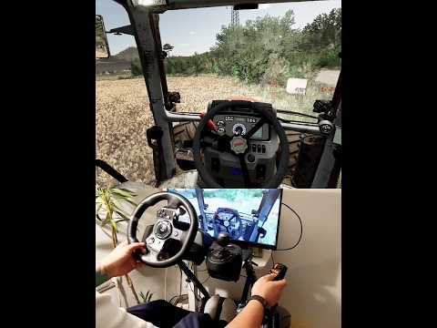 FS25 SAME Fortis 190 Steering Wheel Thrustmaster Farmstick #dkgc #farming #fs25 #agriculture #farm