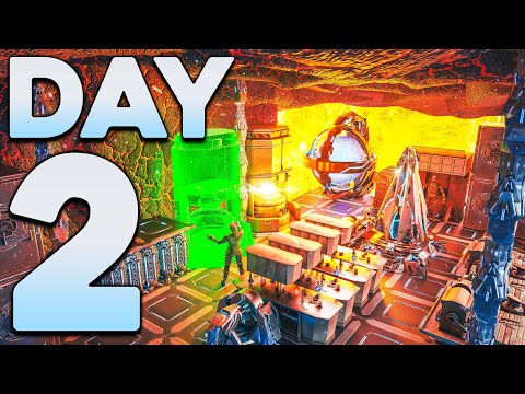 We Built the Ultimate Lava Cave Fortress in ARK PvP…