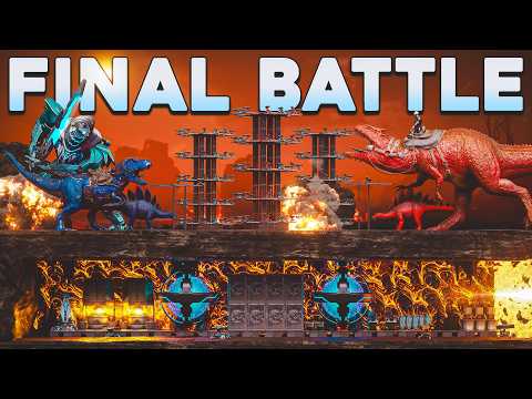 My Greatest Lava Cave Base VS The ALPHA TRIBE in ARK PvP…