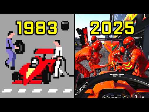 Evolution of F1 Pitstops in Games 1983-2025