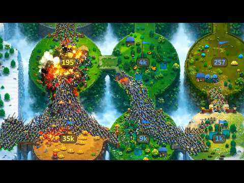1v1 Ranked Multiplayer – Circle Empires 2 Gameplay