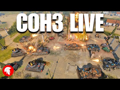 ⭐⭐⭐Company of Heroes 3 Live!⭐⭐⭐High Elo Action!⭐⭐⭐Achilles Gaming!