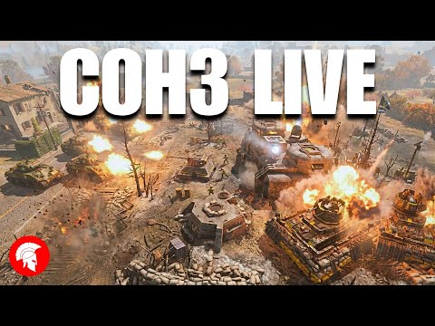 ⭐⭐⭐Company of Heroes 3 Live!⭐⭐⭐High Elo Action!⭐⭐⭐Achilles Gaming!